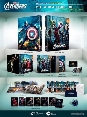 A2 - Avengers Weet SteelBook Full Slip (4K+BD)