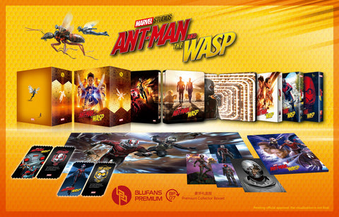 Antman and the Wasp - OneClick Box Set BluFans SteelBook Edition Tripack - Discless