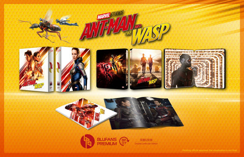 Antman and the Wasp SteelBook Discless Double Lenti Blufans