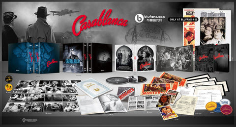 Casablanca - 80th Anniversary Edition 4K + Blu-ray SteelBook Blufans OAB #65